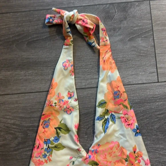 NWT Maaji Floral Halter One-Piece Swimsuit - Picture 3 of 8